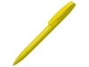 Ручка шариковая пластиковая Coral Gum , soft-touch (желтый)  (Изображение 1)