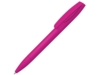 Ручка шариковая пластиковая Coral Gum , soft-touch (розовый)  (Изображение 1)