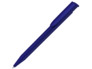 Ручка шариковая пластиковая Happy Gum, soft-touch (темно-синий) 
