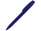 Ручка шариковая пластиковая Coral (темно-синий) 