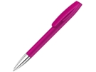 Ручка шариковая пластиковая Coral SI (розовый) 