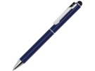 Ручка шариковая металлическая Straight SI Touch (темно-синий) 
