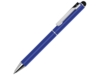 Ручка шариковая металлическая Straight SI Touch (синий)  (Изображение 1)