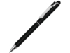 Ручка шариковая металлическая Straight SI Touch (черный)  (Изображение 1)