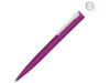 Ручка шариковая металлическая Brush Gum, soft-touch (розовый)  (Изображение 1)