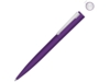 Ручка шариковая металлическая Brush Gum, soft-touch (фиолетовый)  (Изображение 1)