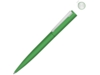 Ручка шариковая металлическая Brush Gum, soft-touch (зеленый)  (Изображение 1)