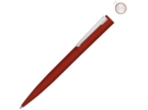 Ручка шариковая металлическая Brush Gum, soft-touch (красный) 