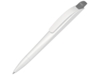 Ручка шариковая пластиковая Stream (серый/белый)  (Изображение 1)