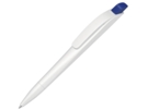 Ручка шариковая пластиковая Stream (синий/белый) 