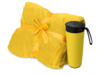 Подарочный набор Dreamy hygge с пледом и термокружкой (желтый)  (Изображение 1)