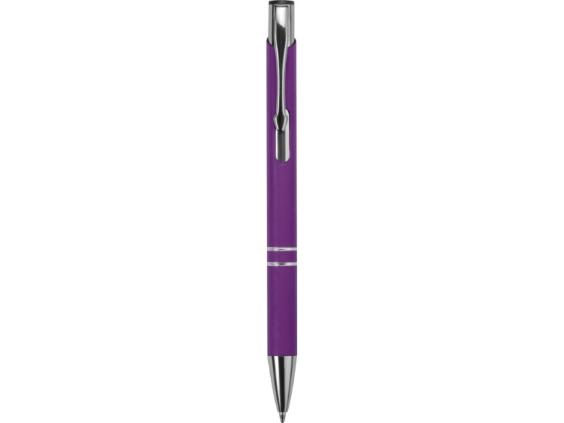 Ручка металлическая шариковая Legend Gum soft-touch (фиолетовый)  (Изображение 2)