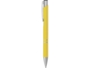 Ручка металлическая шариковая Legend Gum soft-touch (желтый)  (Изображение 3)