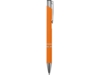 Ручка металлическая шариковая Legend Gum soft-touch (оранжевый)  (Изображение 3)
