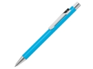 Ручка шариковая металлическая Straight SI (голубой) 