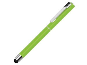 Ручка металлическая стилус-роллер STRAIGHT SI R TOUCH (зеленое яблоко) 