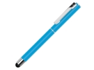 Ручка металлическая стилус-роллер STRAIGHT SI R TOUCH (голубой) 