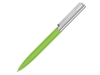 Ручка металлическая шариковая Bright GUM soft-touch с зеркальной гравировкой (зеленое яблоко)  (Изображение 1)