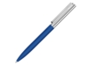 Ручка металлическая шариковая Bright GUM soft-touch с зеркальной гравировкой (синий)  (Изображение 1)