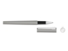 Ручка металлическая роллер Brush R GUM soft-touch с зеркальной гравировкой (серый)  (Изображение 2)