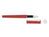 Ручка металлическая роллер Brush R GUM soft-touch с зеркальной гравировкой (красный)  (Изображение 2)