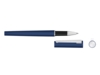 Ручка металлическая роллер Brush R GUM soft-touch с зеркальной гравировкой (темно-синий)  (Изображение 2)