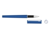 Ручка металлическая роллер Brush R GUM soft-touch с зеркальной гравировкой (синий)  (Изображение 2)