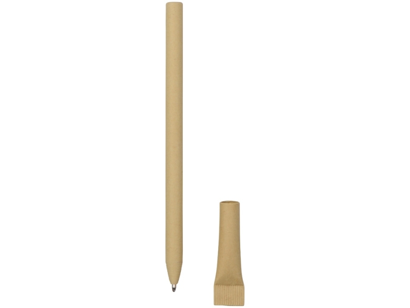 Ручка из бумаги с колпачком Recycled (натуральный)  (Изображение 2)
