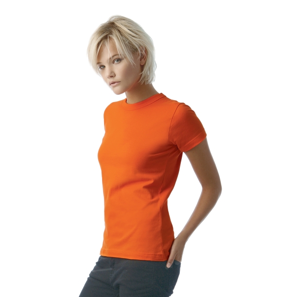 Футболка женская Exact 190/women (оранжевый) L (Изображение 2)