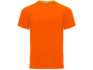Спортивная футболка Monaco унисекс (неоновый оранжевый) S
