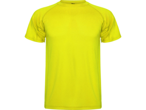 Спортивная футболка Montecarlo мужская (неоновый желтый) 3XL