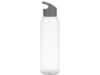 Бутылка для воды Plain 2 (серый/прозрачный)  (Изображение 2)