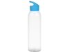 Бутылка для воды Plain 2 (голубой/прозрачный)  (Изображение 2)