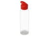 Бутылка для воды Plain 2 (красный/прозрачный)  (Изображение 1)