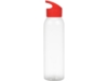 Бутылка для воды Plain 2 (красный/прозрачный)  (Изображение 2)