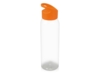 Бутылка для воды Plain 2 (оранжевый/прозрачный)  (Изображение 1)