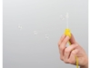 Ручка шариковая с емкостью для мыльных пузырей (желтый)  (Изображение 2)