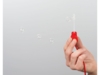 Ручка шариковая с емкостью для мыльных пузырей (красный)  (Изображение 2)