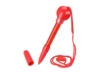Ручка шариковая с емкостью для мыльных пузырей (красный)  (Изображение 3)