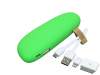 Внешний аккумулятор в форме камня Stone, 2600 mAh (зеленый)  (Изображение 2)