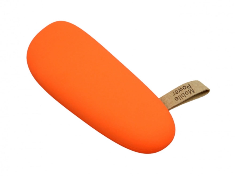 Внешний аккумулятор в форме камня Stone, 2600 mAh (оранжевый)  (Изображение 2)