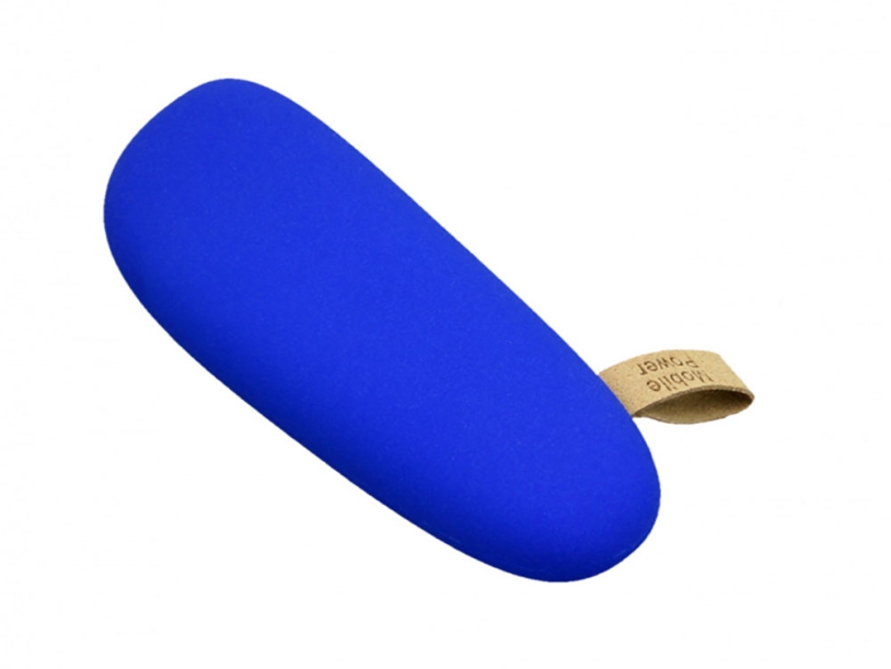 Внешний аккумулятор в форме камня Stone, 2600 mAh (синий)  (Изображение 2)
