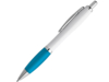 Шариковая ручка с зажимом из металла MOVE BK (голубой)  (Изображение 1)