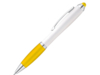 Шариковая ручка с зажимом из металла SANS BK (желтый)  (Изображение 1)
