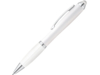 Шариковая ручка с зажимом из металла SANS BK (белый)  (Изображение 1)