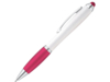 Шариковая ручка с зажимом из металла SANS BK (розовый)  (Изображение 1)