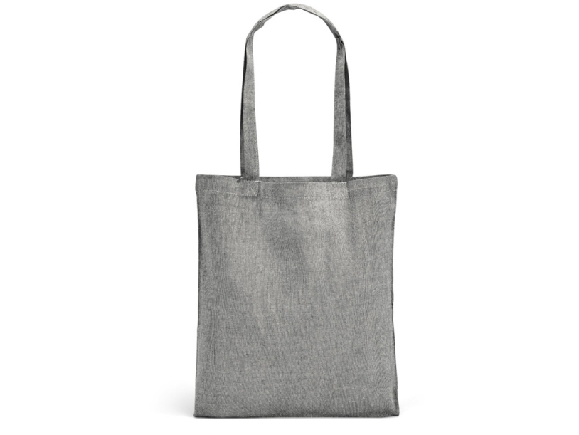 Сумка из переработанного хлопка RYNEK, 140 г/м2 (черный)  (Изображение 1)