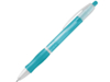 Шариковая ручка с противоскользящим покрытием SLIM (голубой)  (Изображение 1)