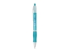 Шариковая ручка с противоскользящим покрытием SLIM (голубой)  (Изображение 2)