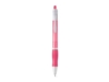 Шариковая ручка с противоскользящим покрытием SLIM (розовый)  (Изображение 3)